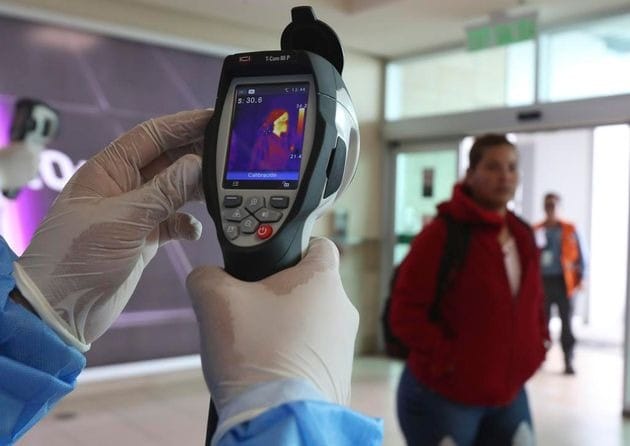 Diputados piden que se instalen cámaras termográficas para medir la temperatura corporal en lugares de circulación masiva