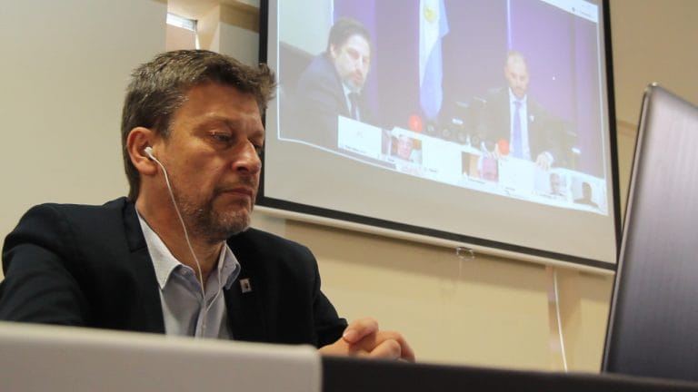 Rectores apoyan  la renegociación de la deuda: El rector de la UNLPam, Oscar Alpa, participó de la reunión con los ministros Guzmán y Trotta