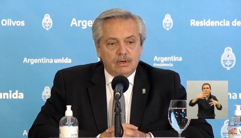 El presidente Alberto Fernández anunció la prórroga de la cuarentena hasta el domingo 7 de junio