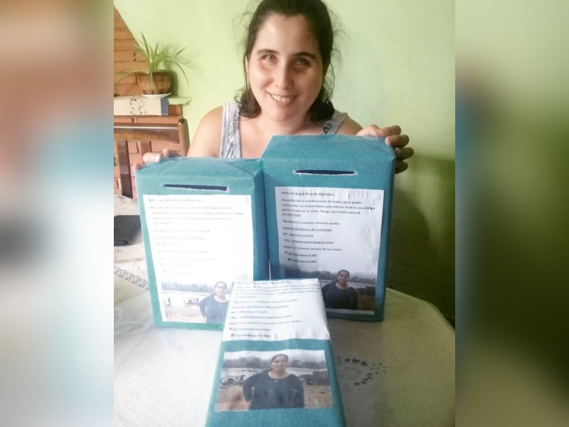 La piquense Brenda Martínez organiza una venta de sorrentinos para recaudar dinero y poder realizar el tratamiento con células madres en China