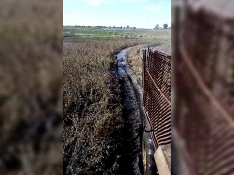 Contratistas piquenses mostraron cómo están los campos tras las intensas lluvias del último semestre