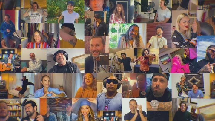 La impresionante versión de “Color Esperanza”: artistas latinos se unieron en la lucha contra el coronavirus