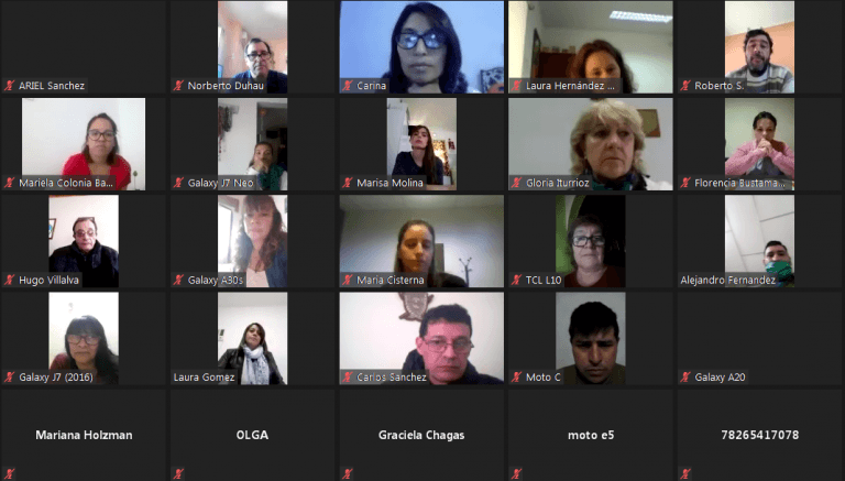 El presidente del STJ mantuvo una videoconferencia con los jueces de Paz pampeanos