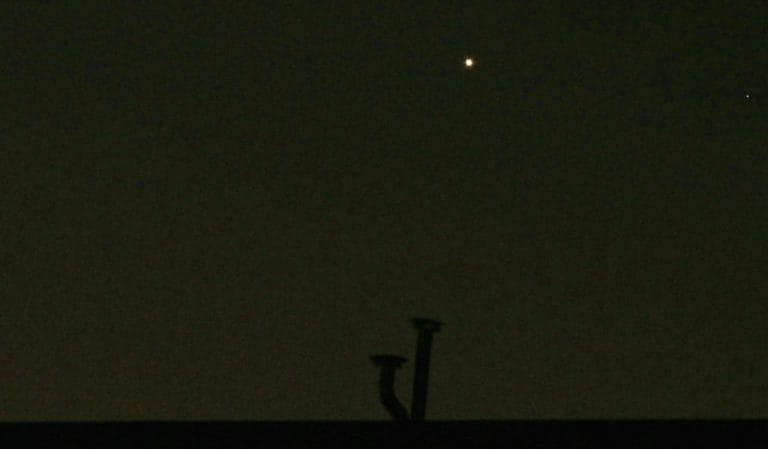 Así se vivió el paso de la Estación Espacial Internacional sobre General Pico