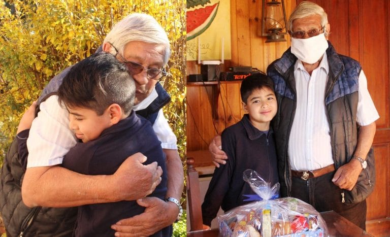 ¡Esta emotiva historia tuvo un final muy feliz!: El pequeño Jonás se reencontró con su abuelo Coco en Telén