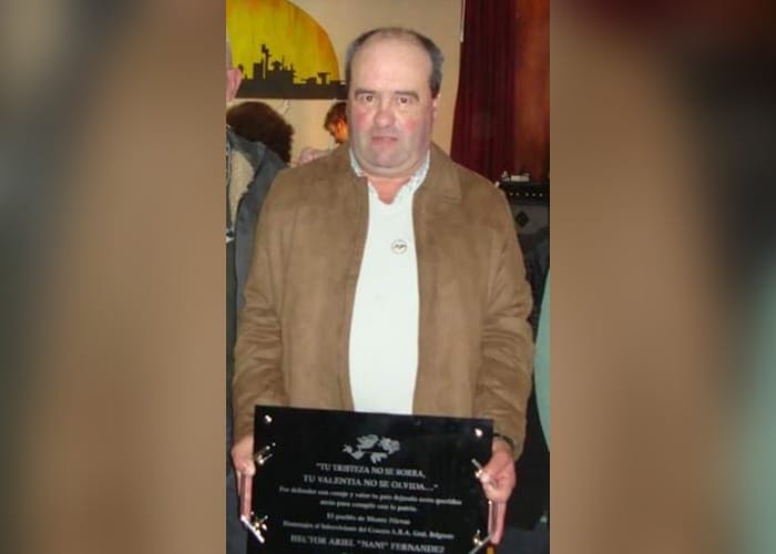 Profundo pesar por el fallecimiento del pampeano Héctor “Nany” Fernández, veterano de Malvinas que estuvo en el Crucero General Belgrano