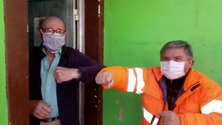 Juan Ramón cumple años y tuvo una visita inesperada: “Estoy feliz por tanto cariño de la gente”, dijo el popular locutor