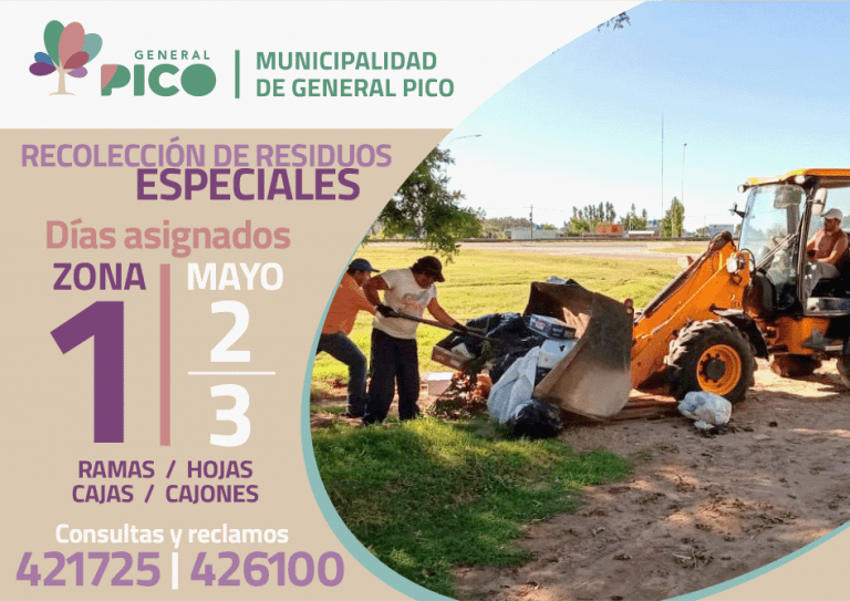Recolección de residuos especiales: Mirá por qué zona continúa el recorrido