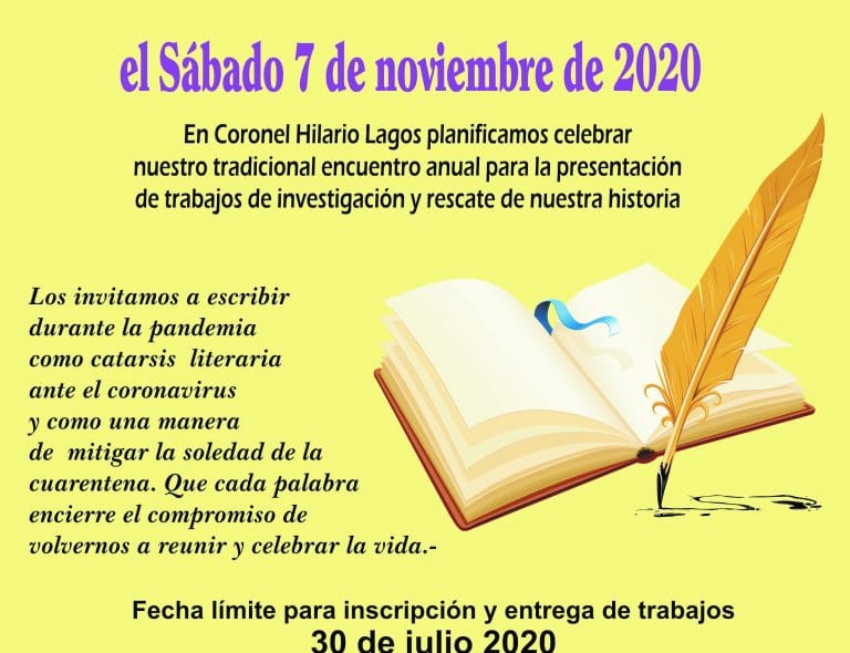 Historiadores invitan a participar de una “Catarsis Literaria”
