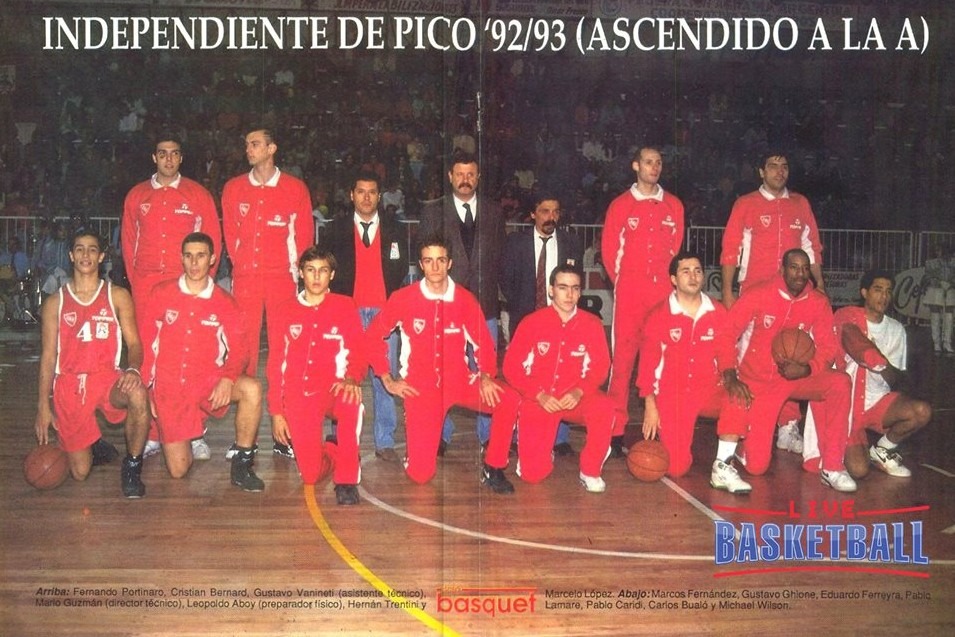 Hoy se cumplen 27 años del ascenso de Sportivo Independiente a la Liga Nacional de Básquetbol