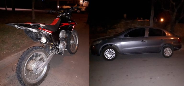 Fuerte choque entre un auto y una moto en Alvear: El motociclista fue derivado a General Pico y se encuentra internado en terapia intensiva