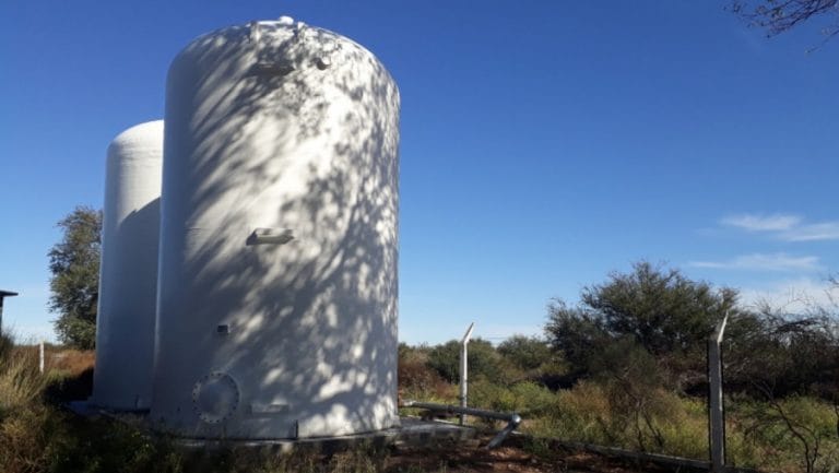 Concluyó la obra de agua potable en Chacharramendi