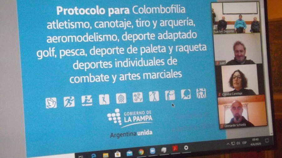 La subsecretaría de Deportes de La Pampa presentó los protocolos de las nuevas actividades habilitadas: “Esto es posible gracias al estatus sanitario que tiene la Provincia”