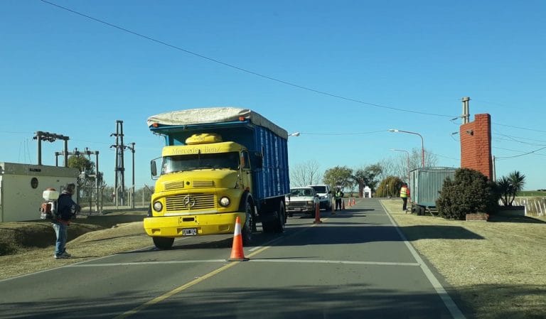 Se levantó el puesto de control sanitario ubicado en el acceso a Parera