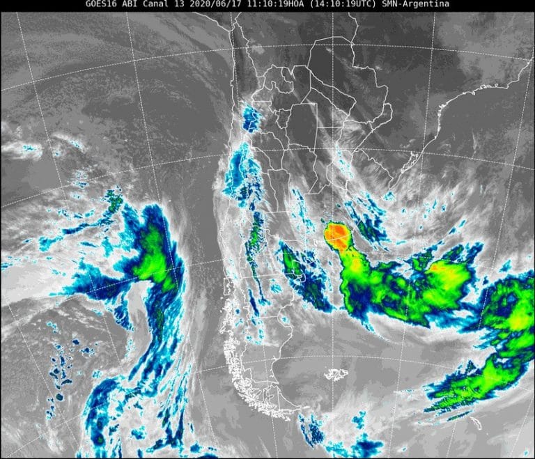 Renovaron el alerta por lluvias y tormentas fuertes para el noreste de La Pampa