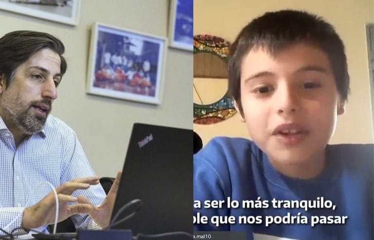 Un niño pampeano mantuvo un entretenido cara a cara con el Ministro de Educación de Nación