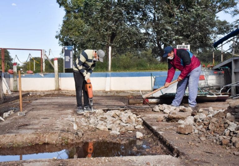 Continúan las refacciones en la Estación de Transferencia de Residuos Sólidos y Urbanos