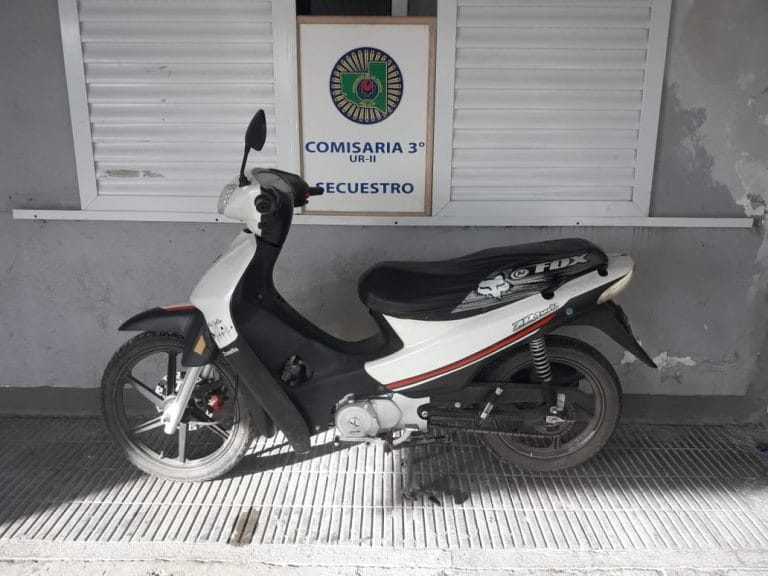 Robaron una moto en Barrio Federal y fue encontrada en Barrio Malvinas