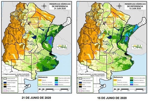 Cómo están las reservas de agua en el suelo para el trigo en el norte de La Pampa