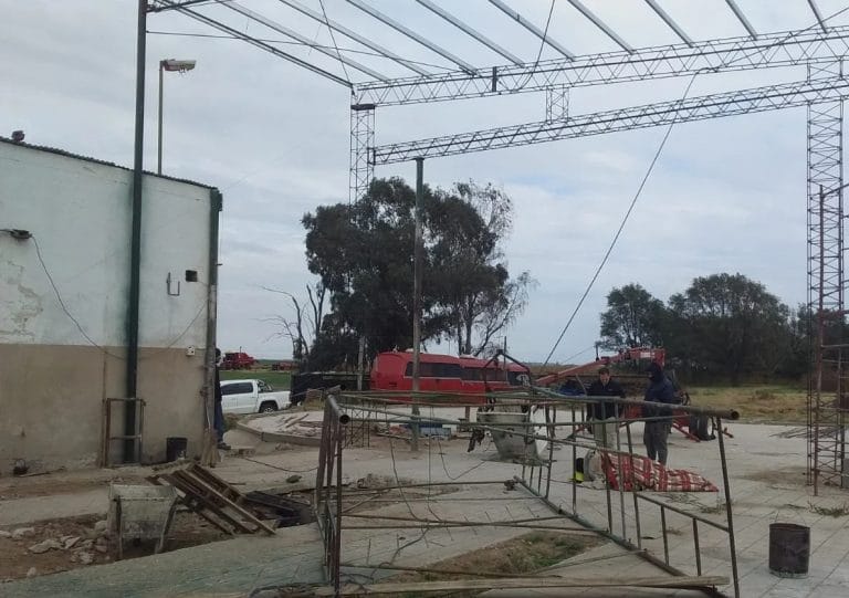 El trabajador que cayó de unos 6 metros en Vértiz, continúa internado en Terapia Intensiva, pero evoluciona favorablemente