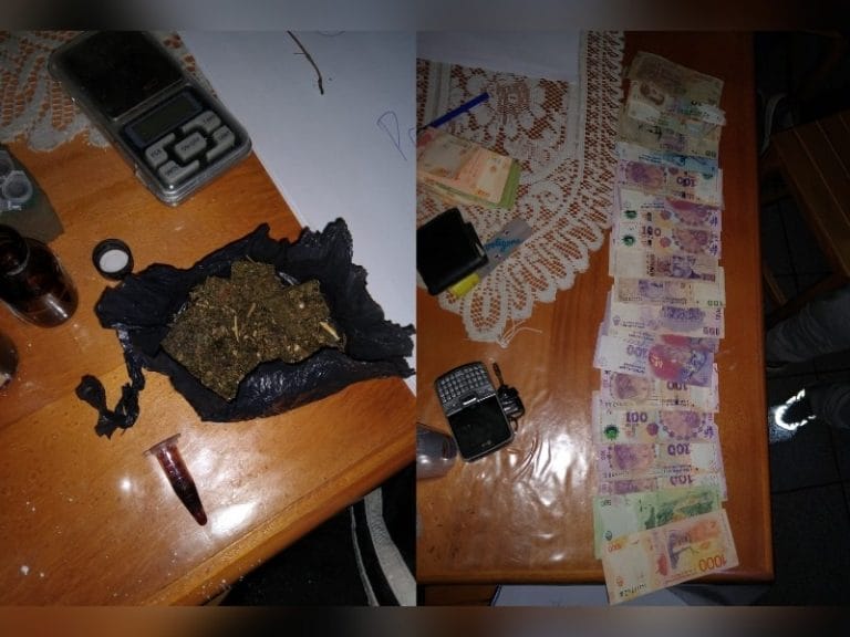 Allanamiento por venta de drogas al menudeo en barrio Federal: Secuestraron marihuana y $ 25.000 pesos en efectivo