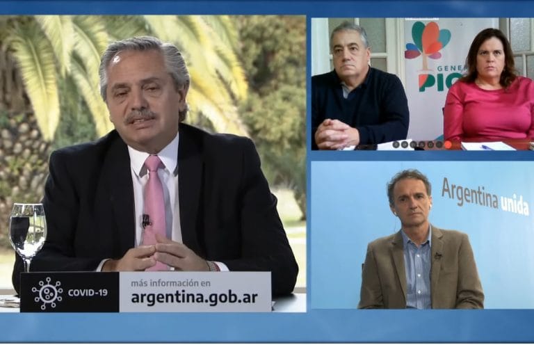 El presidente anunció un plan de obras para General Pico, Santa Rosa y otros 17 municipios de la patagonia