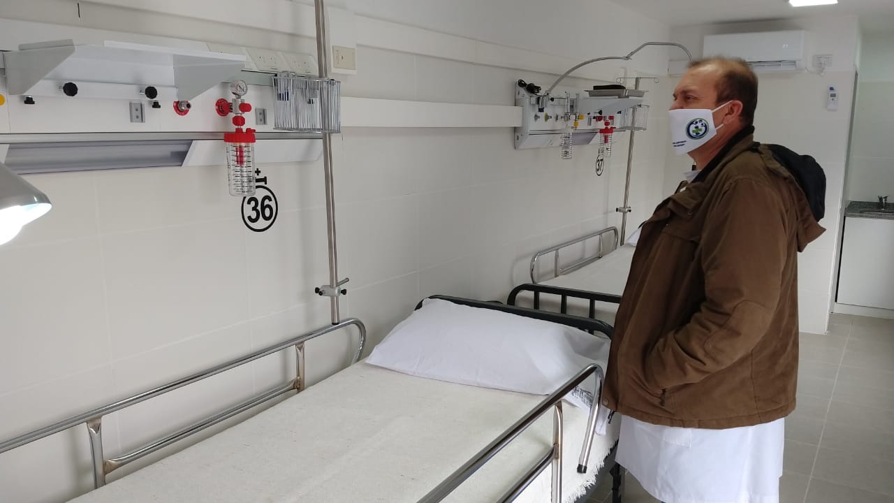 Ampliaron el sector de modulares para internación de pacientes COVID-19 en el Hospital: “Seguimos teniendo una meseta alta y eso nos preocupa” reveló Vianello