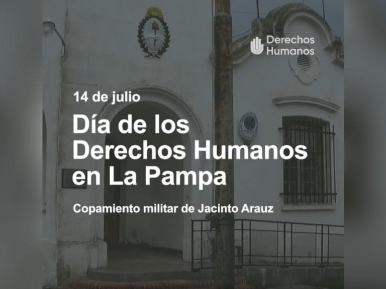 A 44 años del copamiento militar de Jacinto Arauz, hoy se conmemora el Día de los Derechos Humanos en La Pampa