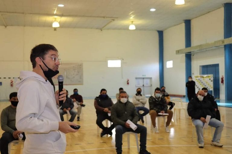 En La Adela hubo capacitaciones y fueron 16 los hisopados: “Todo esto sirve para sostener el buen estatus sanitario que tenemos en La Pampa”