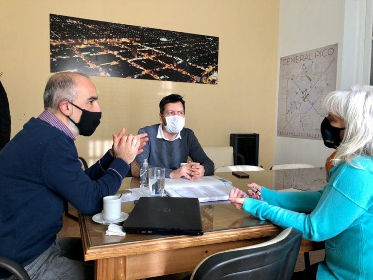 Daniel López se reunió con el titular de PAMI de General Pico