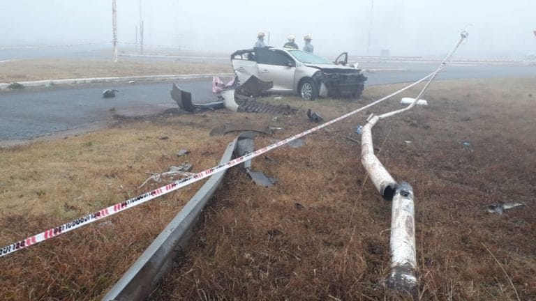 Fatal accidente frente Winifreda: Falleció un funcionario del IPAV