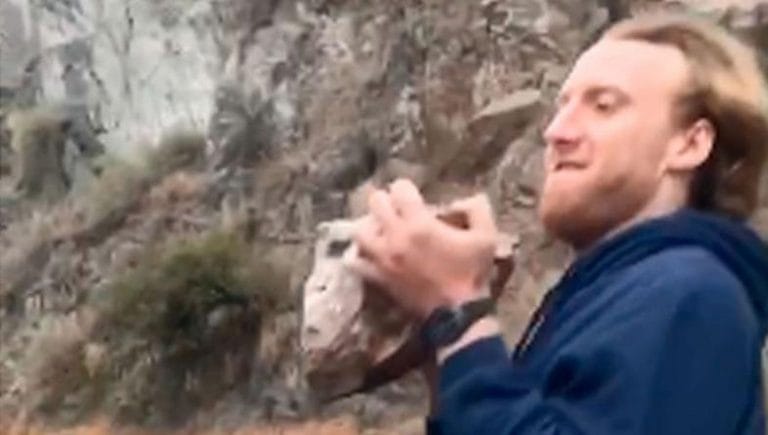 Detuvieron a un joven que arrojó una piedra al embudo del Dique San Roque en Córdoba, patrimonio desde hace 80 años