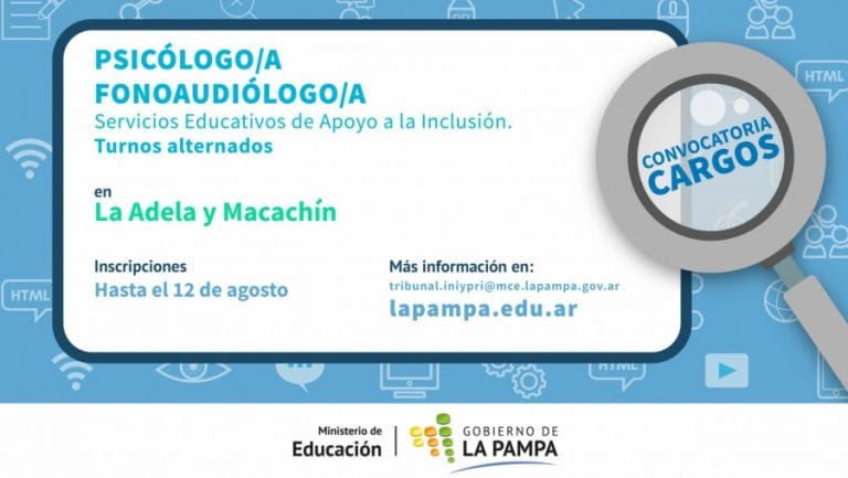 Por cinco días hábiles, abren la inscripción para cubrir cargos de Educación Inclusiva