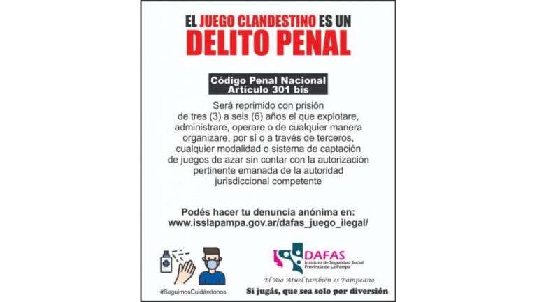 DAFAS y los bingos virtuales ilegales realizados a través de redes sociales