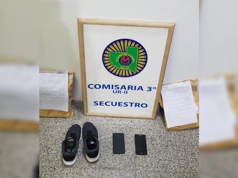 Comisaría Tercera atrapó a un menor de edad de 14 años que ingresó a una vivienda para robar celulares y zapatillas