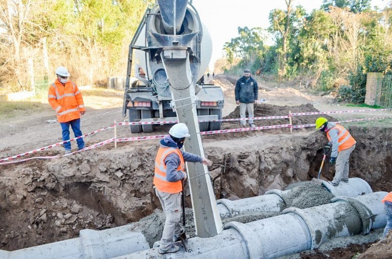 Desagües pluviales en barrio Ranqueles:  “Mejorará muchísimo la evacuación del agua”, dijo Gabba