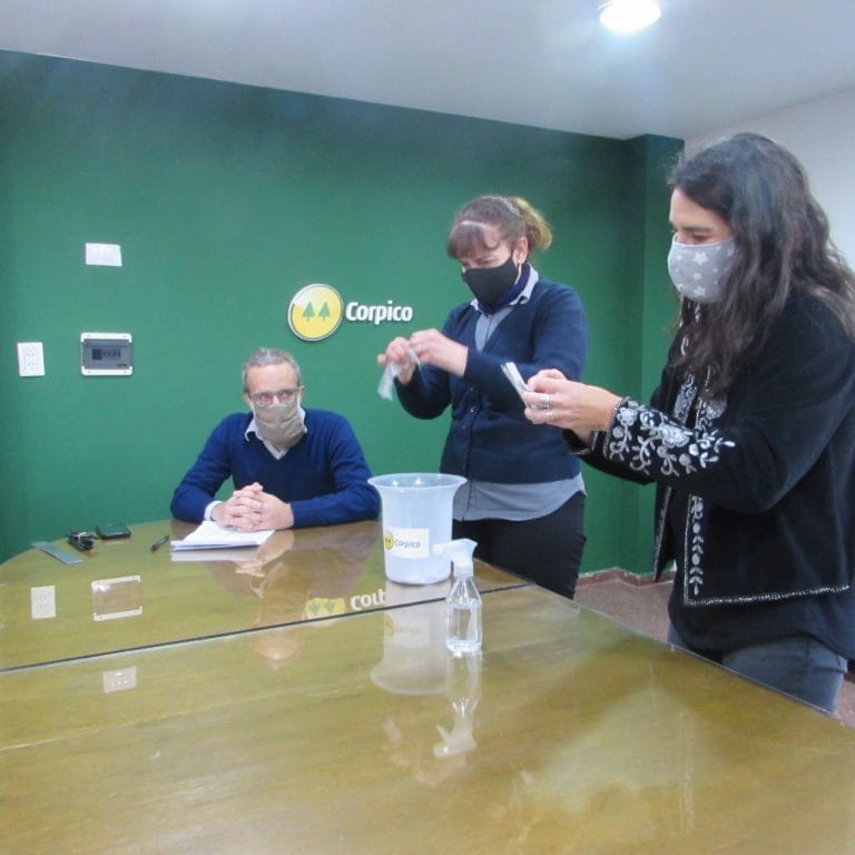 Mirá el video del sorteo de los terrenos vendidos por Corpico