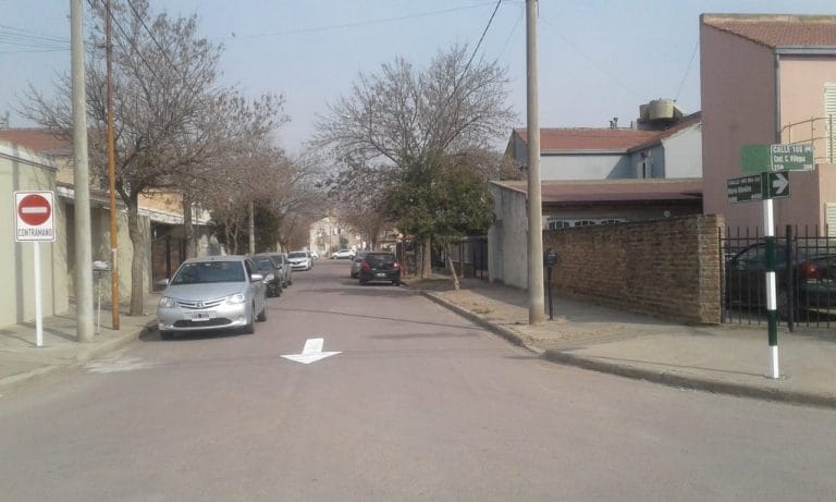 Comenzó a regir el único sentido de mano en calle 103 bis