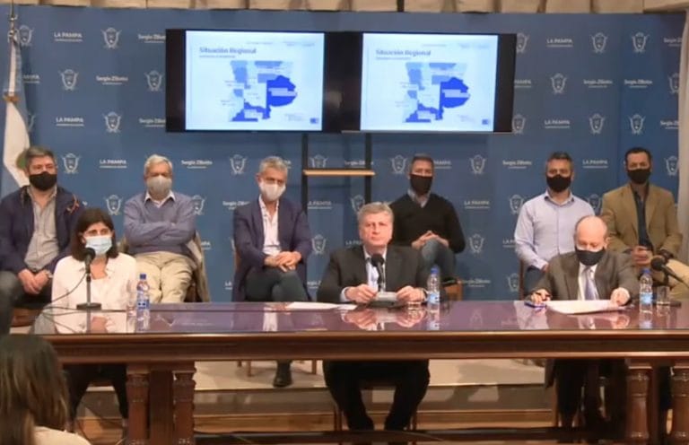 Mirá el video de 8 minutos de los anuncios de flexibilización de la cuarentena en La Pampa