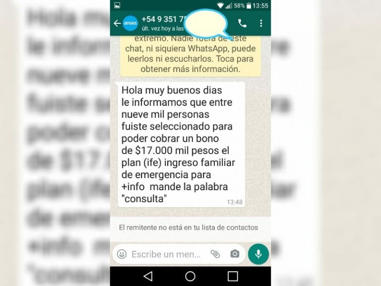 Eduardo Castex: intentaron estafar telefónicamente a dos personas