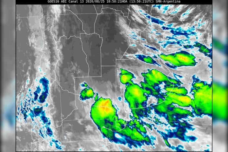 Aumenta la zona cobertura por tormentas fuertes y caída de granizo para La Pampa