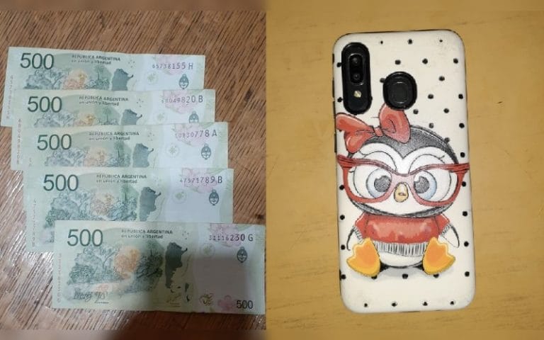 Conhello: Robó dinero de la casa donde trabaja, lo escondió en las medias pero terminó demorado