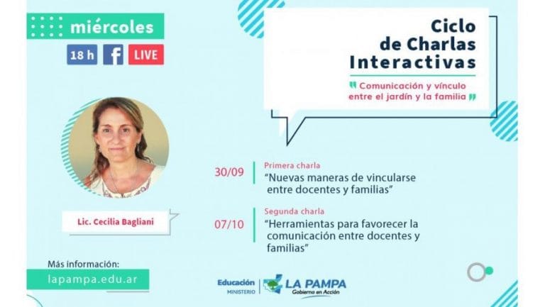 Ciclos de charlas interactivas denominado “Comunicación y vínculo entre el jardín y la familia”