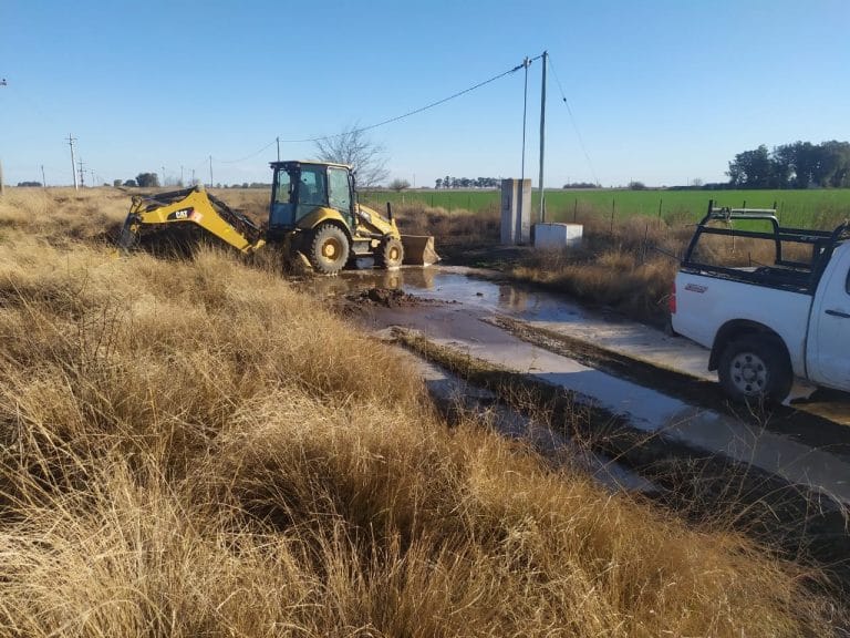 Desde CORPICO reparan la rotura de un ramal del acueducto que provee de agua a General Pico: Piden hacer uso racional del servicio