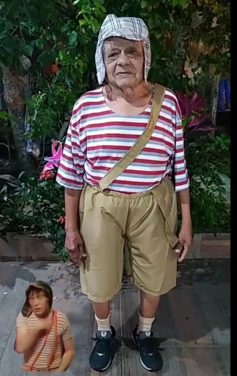Brasil: ¡Volvió a ser niño! Abuelito festeja su cumpleaños como “El Chavo del 8”