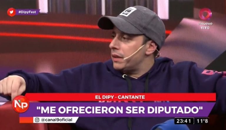 El Dipy rechazó ser candidato a diputado: “Me he reído porque me han llamado de todos los partidos, pero la gente honesta no llega a nada en política, o te bajás o te corrompen”