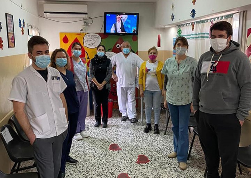 Desde el área de Hemoterapia del Lucio Molas reconocieron a todos los donantes de plasma: “Tan noble acción es una luz de esperanza para muchas familias”