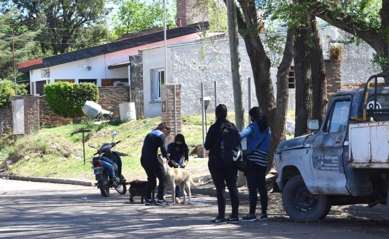 Se vacunaron aproximadamente 400 mascotas en barrio El Molino