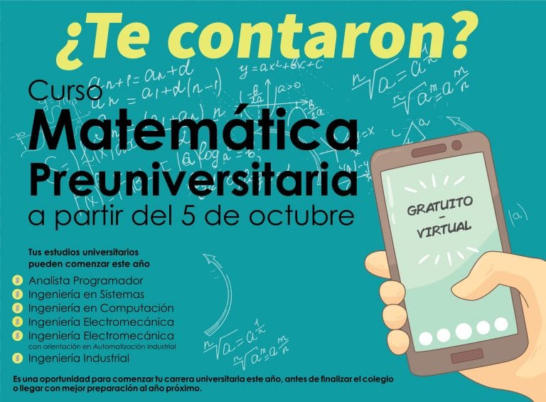 Curso de matemática en la Facultad de Ingeniería de la UNLPam
