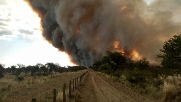 Desde Defensa Civil confirmaron que se quemaron 4.000 hectáreas al límite con San Luis: No se logró establecer las causas de los incendios